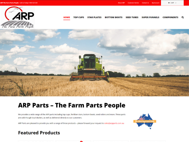 ARP Parts - Website